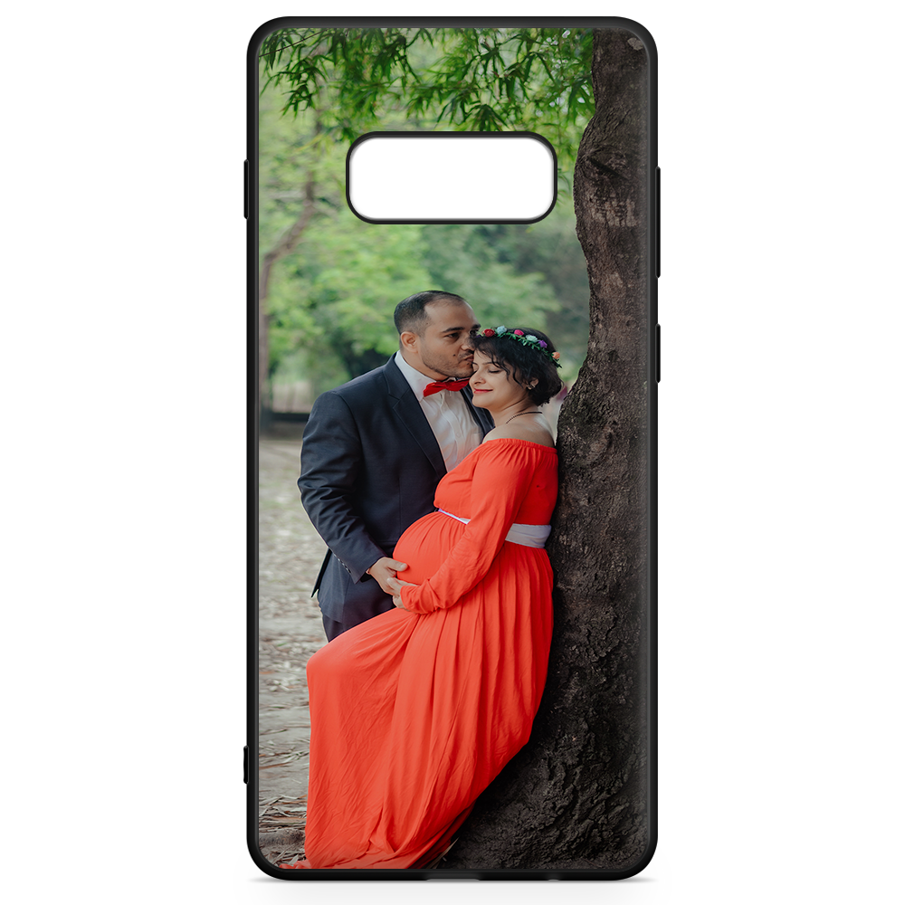 Samsung Galaxy S10e Custom Case - Black Bumper